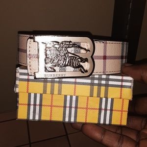 Limited edition Burberry Belt